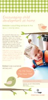 Child Minders 1/3rd A4 Leaflets by Rebecca Doherty 