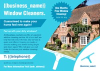 Window Cleaning A5 Leaflets by  
