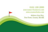 Golf Business Card  by Templatecloud