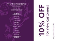Hair A6 Leaflets by  