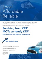 Garage Services A5 Leaflets by  
