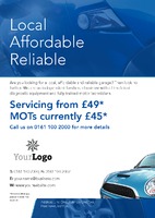 Garage Services A5 Leaflets by  