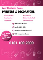 Painters and Decorators A6 Leaflets by  