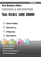 Painters and Decorators A6 Leaflets by  