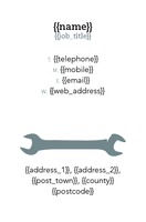 Mechanic Business Card  by 