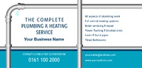 Plumbers 1/3rd A4 Leaflets by  