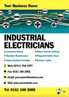 Electrician A6 Leaflets by  