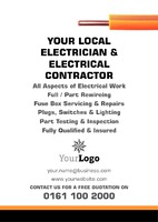 Electrician A5 Leaflets by  
