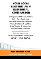 Electrician A5 Leaflets by  