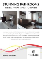 Bathroom Fitters A6 Leaflets by  