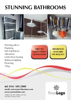 Bathroom Fitters A6 Leaflets by 