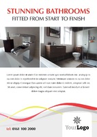 Bathroom Fitters A4 Leaflets by  