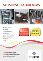 Bathroom Fitters A4 Leaflets by 