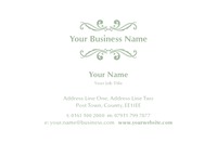 Business Card Decorative Green Collection by  