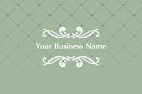 Business Card Decorative Green Collection by 