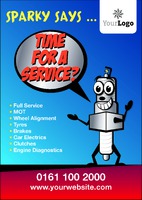 Garage Services A4 Leaflets by  