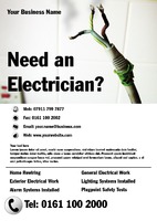 Electrician A5 Leaflets by  