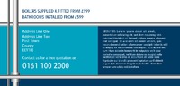 Plumbers 1/3rd A4 Leaflets by 