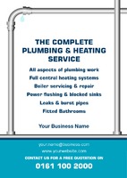 Plumbers A5 Leaflets by  