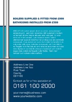 Plumbers A5 Leaflets by 