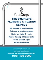 Plumbers A6 Leaflets by  