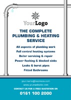 Plumbers A5 Leaflets by  