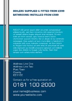 Plumbers A6 Leaflets by 
