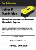 Joiner A6 Leaflets by  