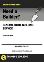 Builders A6 Leaflets by  