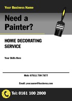 Painters and Decorators A6 Leaflets by  