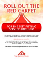 Carpet Fitters A5 Leaflets by  