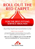 Carpet Fitters A6 Leaflets by  
