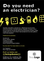 Electrical A6 Leaflets by  