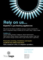 Gas Fitters A6 Leaflets by  
