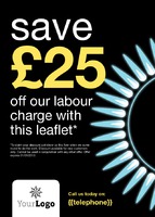 Gas Fitters A6 Leaflets by 