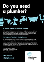 Plumbers A5 Leaflets by  