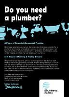 Plumbers A6 Leaflets by  