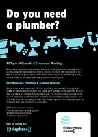 Plumbers A6 Leaflets by  