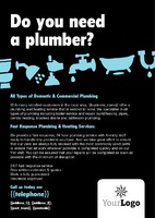 Plumbers A5 Leaflets by  