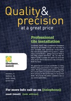 Tilers A5 Leaflets by  