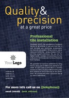 Tilers A4 Leaflets by  