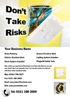 Electrician A6 Leaflets by  