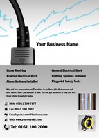 Electrician A6 Leaflets by  