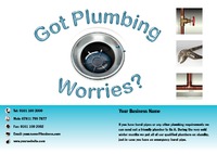 Plumbers A5 Leaflets by  