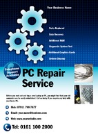PC Repairs A5 Leaflets by  