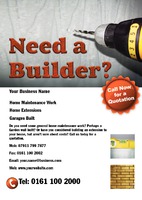 Builders A5 Leaflets by  