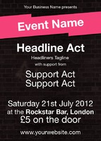 Music A6 Leaflets by  