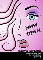 Beauty Salon A6 Leaflets by  