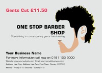Hairdresser A6 Leaflets by  